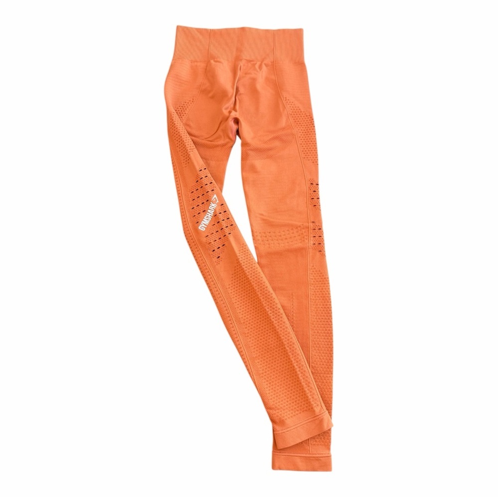 Gymshark Seamless Dry - size XS Orange Leggings